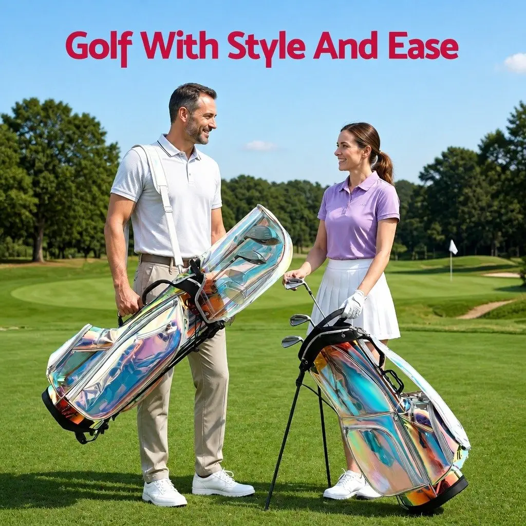Golf Stand Bag Lightweight Dual Strap 35cm x 32cm x 126cm
