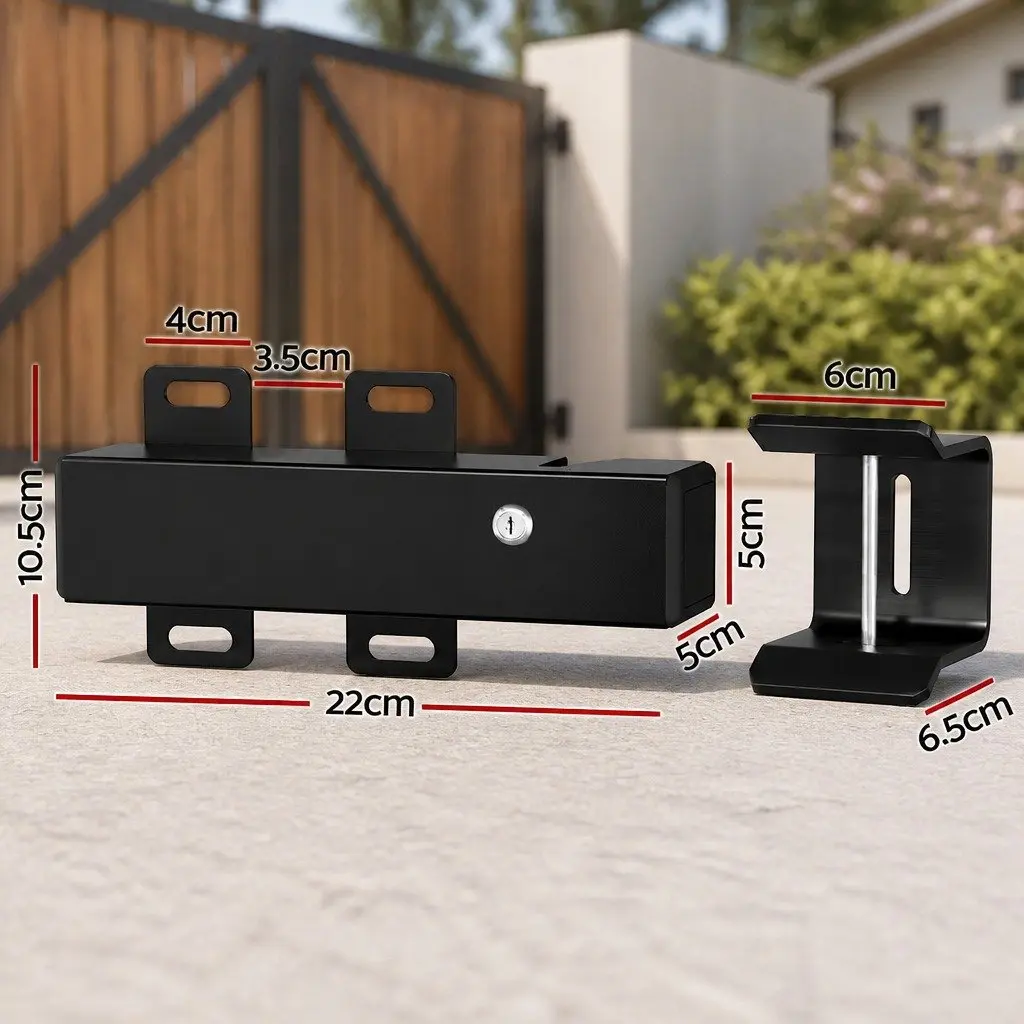 Electric Gate Lock Heavy Duty Metal 24V Wired Control Security System