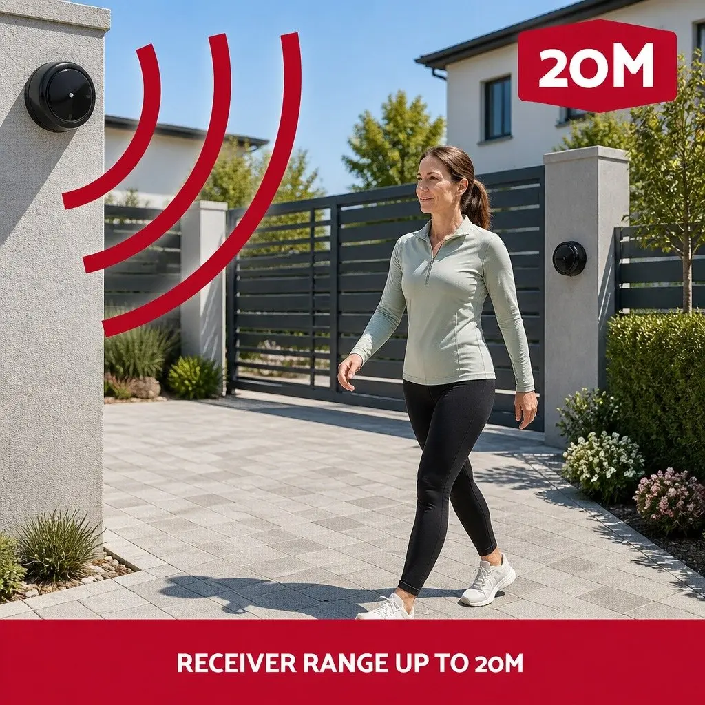 Infrared Photocell Sensor for Swing Sliding Gate Door 20M Detection Range