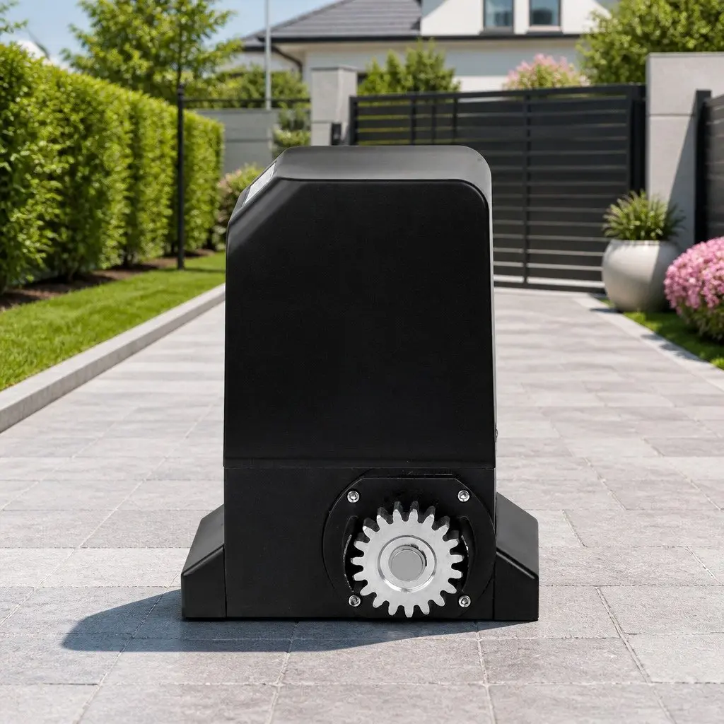 Automatic Sliding Gate Opener Kit Powerful Motor 4M Rail 1000KG Capacity LED Keypad