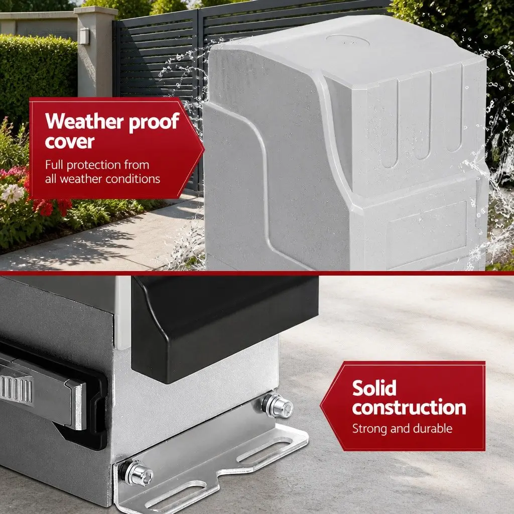 Automatic Sliding Gate Opener Kit 6M Keypad 1800KG Heavy Duty Motor Access