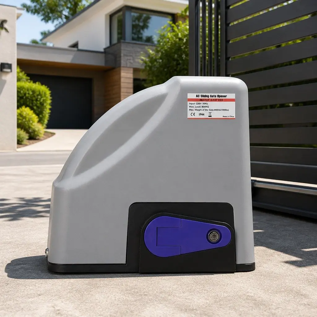 Electric Sliding Gate Opener Remote Control 4M 800KG Gentle Start Stop