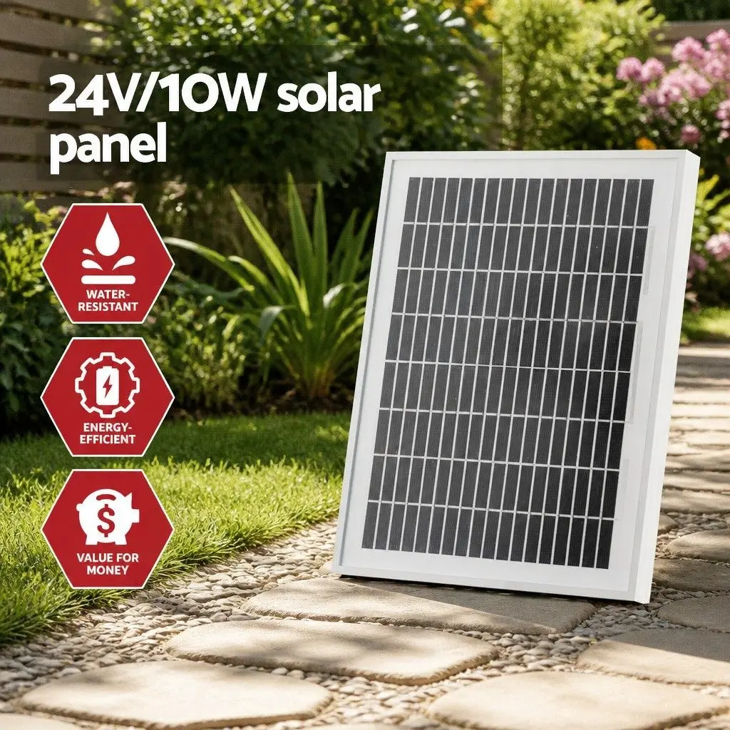 Automatic Sliding Gate Opener Solar Powered 10W Control 600kg Capacity Remote