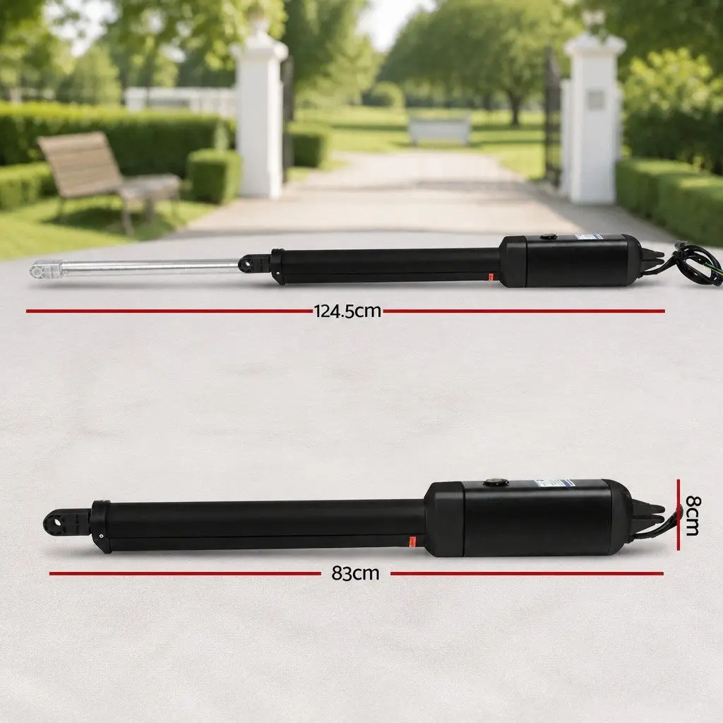 Solar Gate Opener Automatic Control Single Swing 500kg Remote Arm Kit