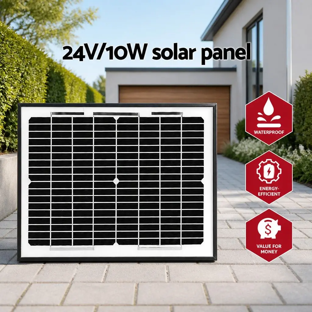 Solar Powered Gate Opener Automatic Remote Control System 800kg 11m Length