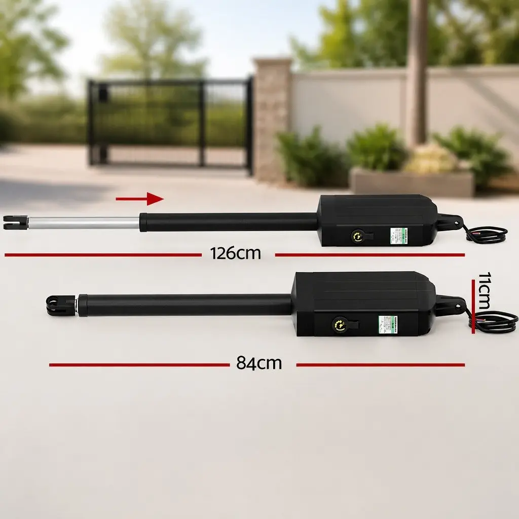 Solar Powered Automatic Gate Opener Electric 10W Single Swing Control System