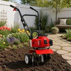 Your Friendly 63cc Hand-held Tiller for the Garden