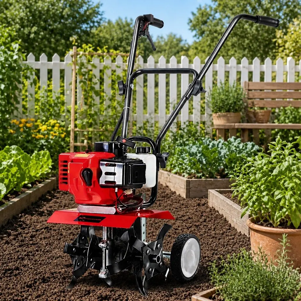 65cc Petrol Rototiller for Garden Enthusiasts