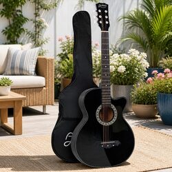 Join the Fun with This 38 Inch Acoustic Cutaway Guitar