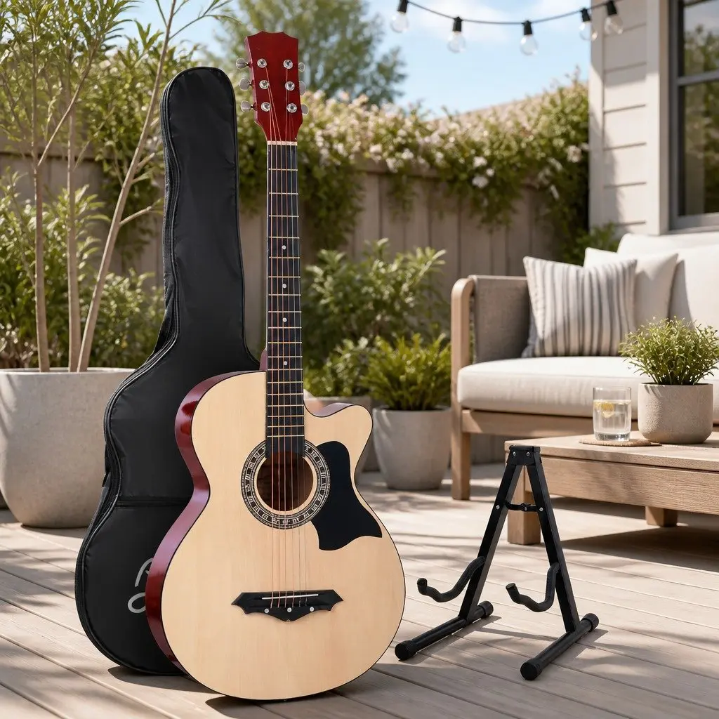 38 Inch Acoustic Cutaway Guitar