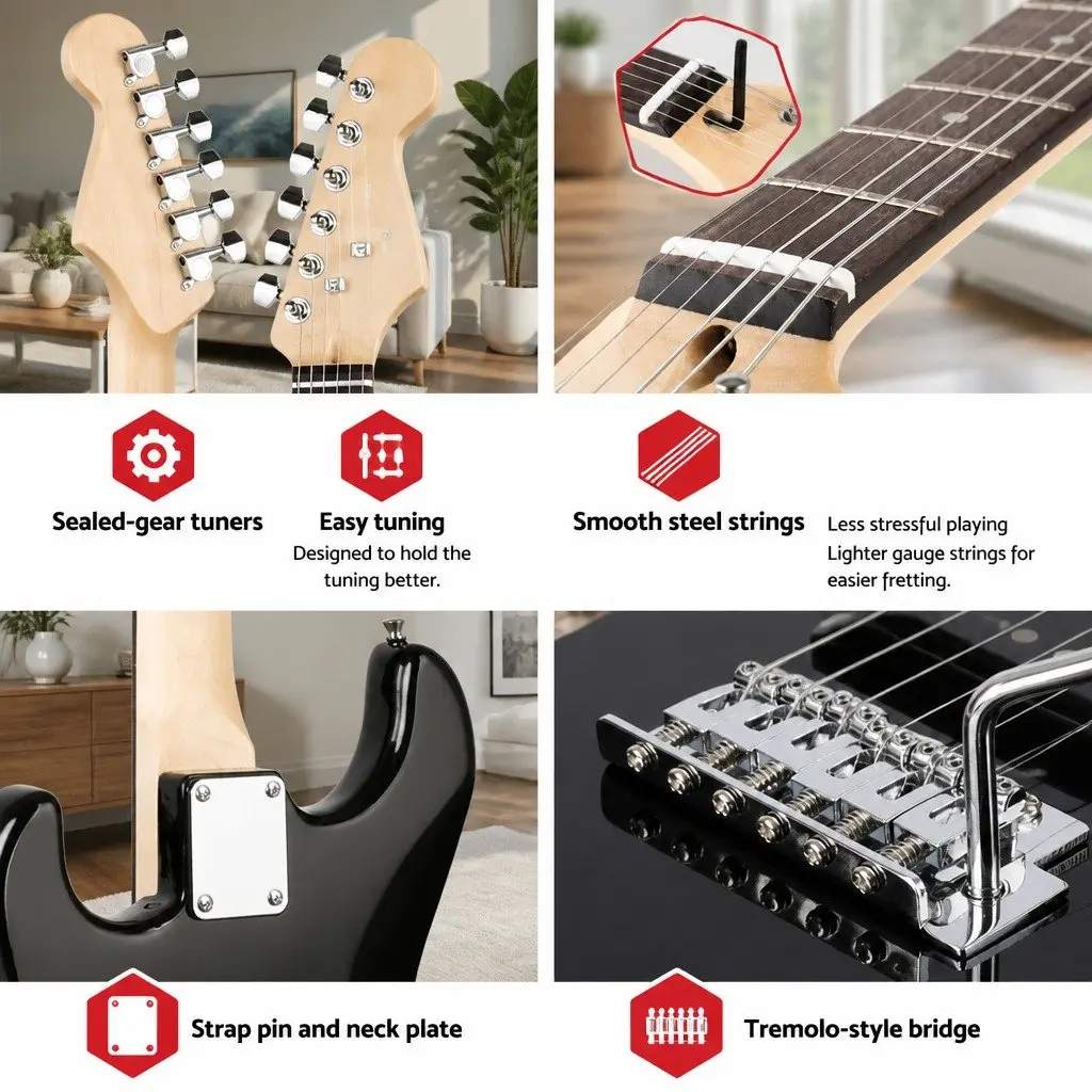 41 Inch Strat-Style Electric Guitar