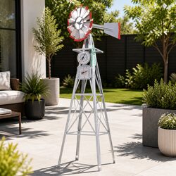 Friendly 4FT Garden Windmill - Perfect Outdoor Decor