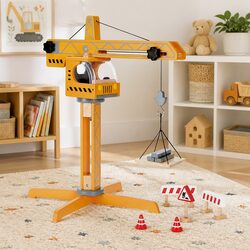 Join the Fun with a 10-Piece Crane Lift Playset
