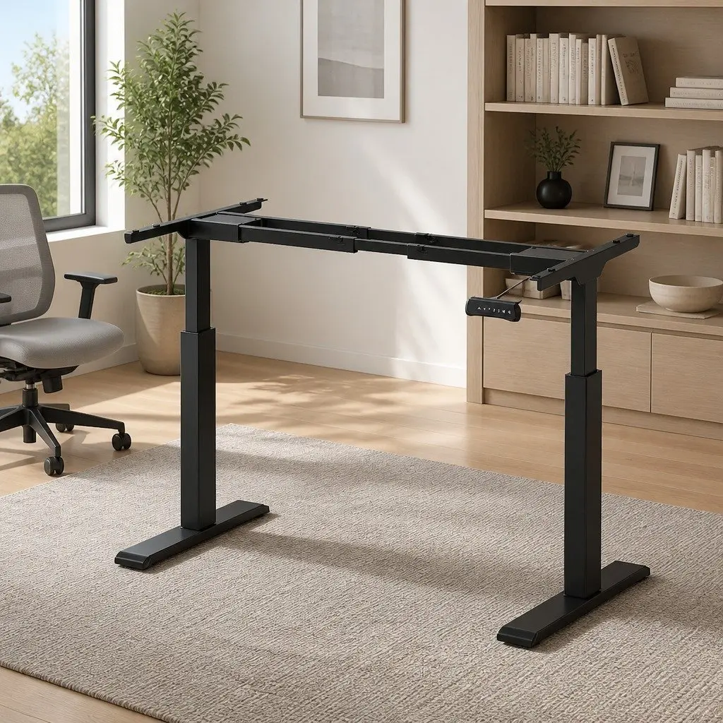 Motorised Standing Desk Frame Dual Motor Height Adjustable Office Workstation
