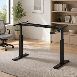 Motorised Standing Desk Frame Dual Motor Height Adjustable Office Workstation