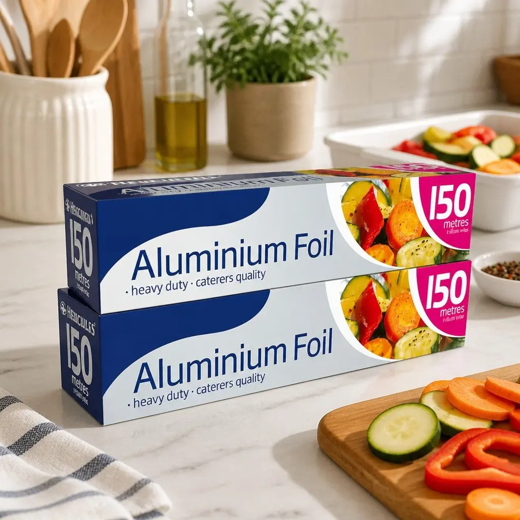 Aluminium Foil Roll 150m x 30cm for Cooking
