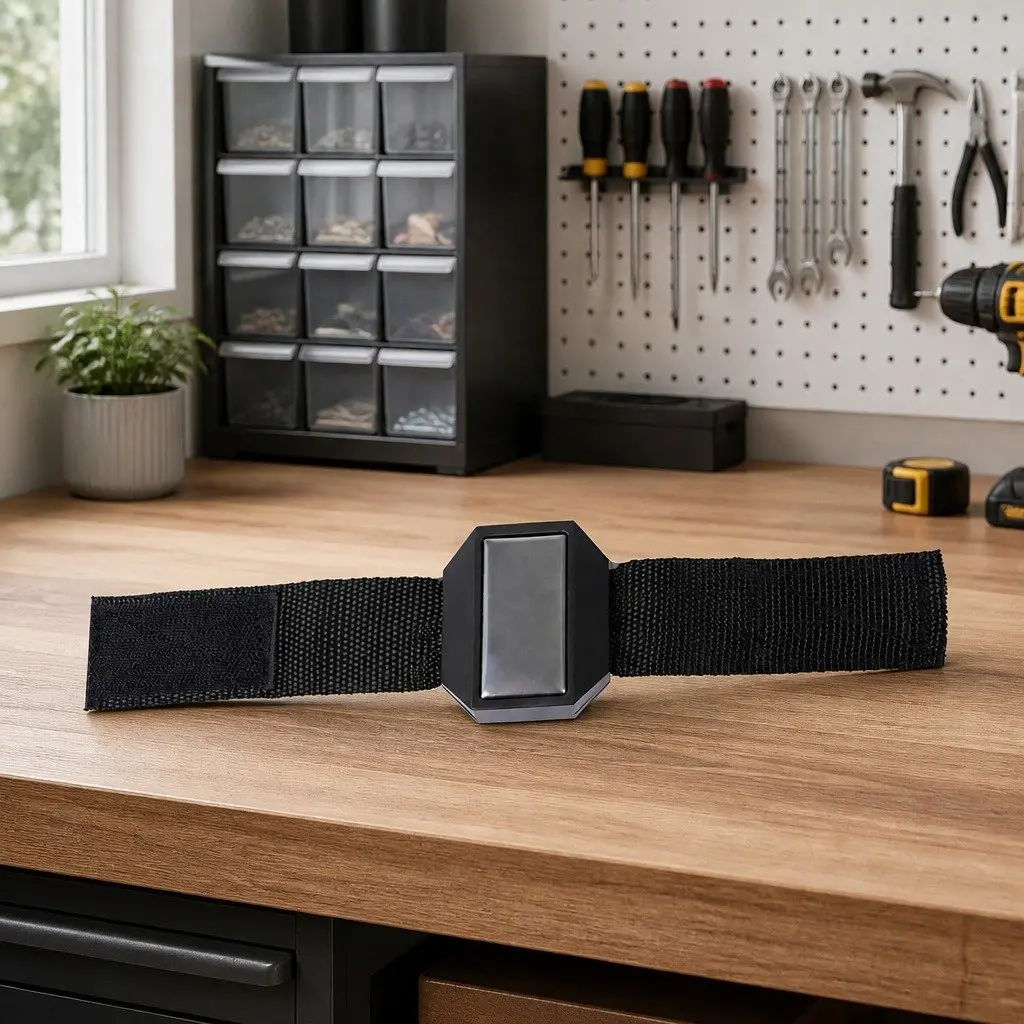 Magnetic Wrist Strap for Tools