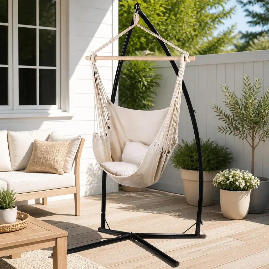 Cream Hammock Chair