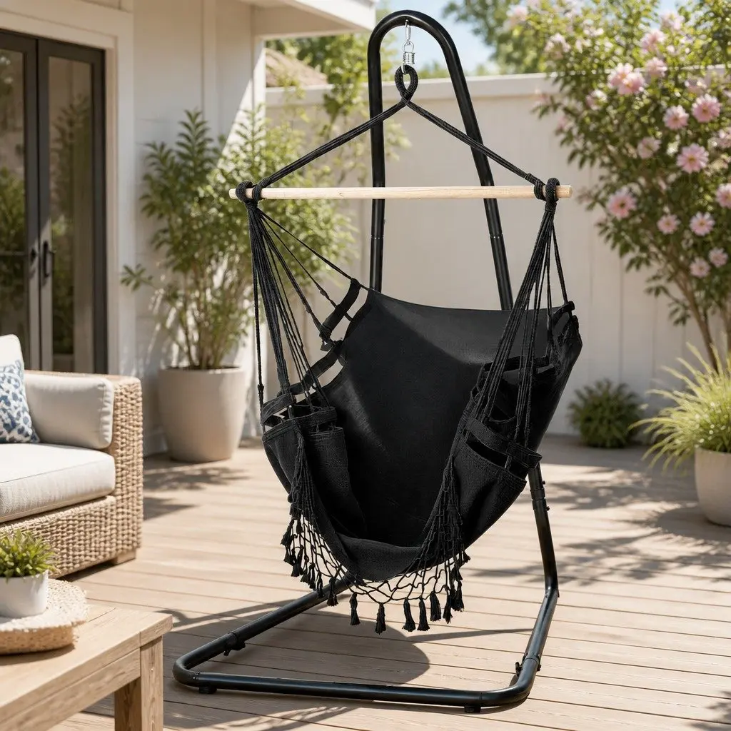 Hammock Chair with Steel Stand