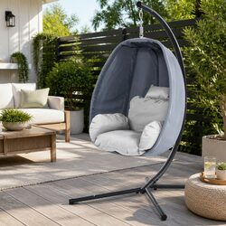 Relaxing Hanging Egg Pod Chair for Your Outdoor Oasis