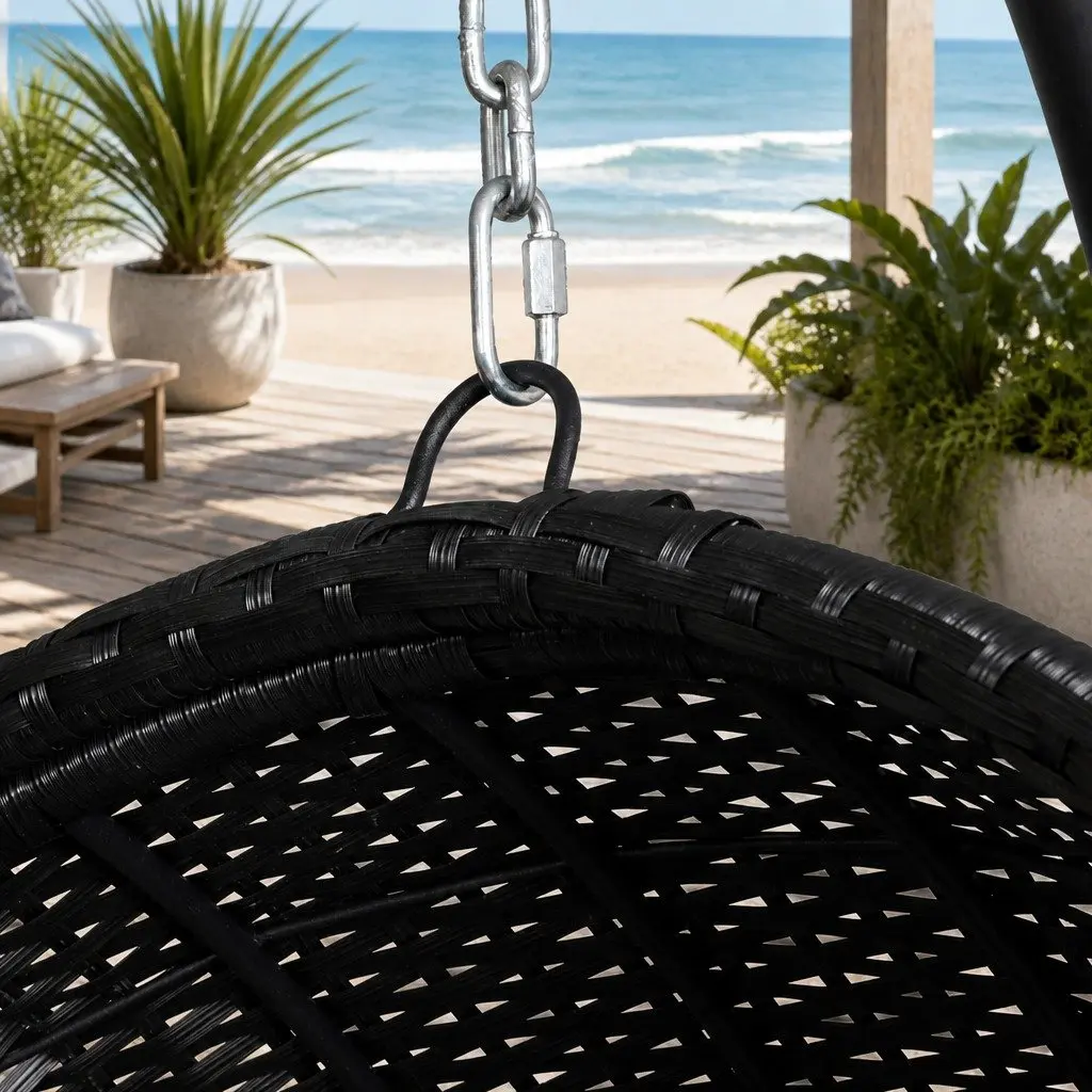 Hanging Egg Swing Chair with Stand
