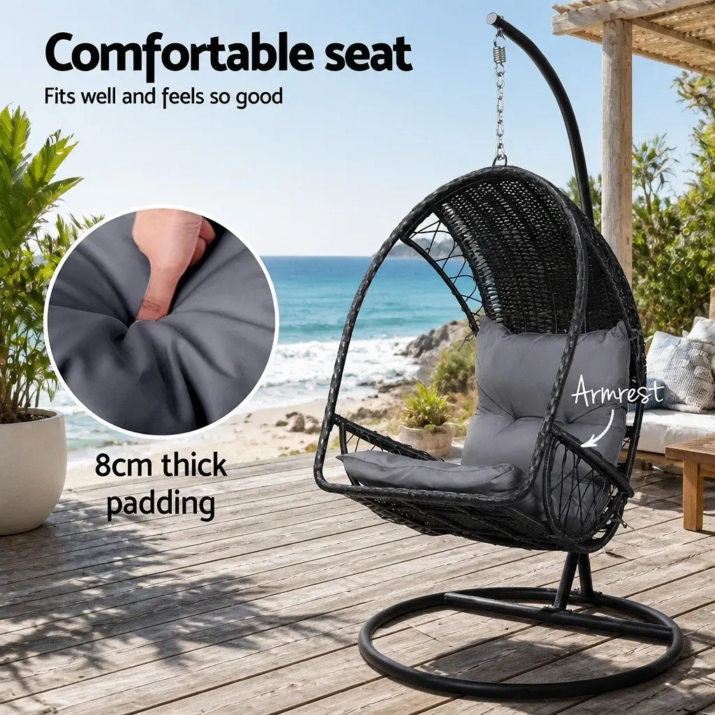 Hanging Egg Swing Chair with Stand