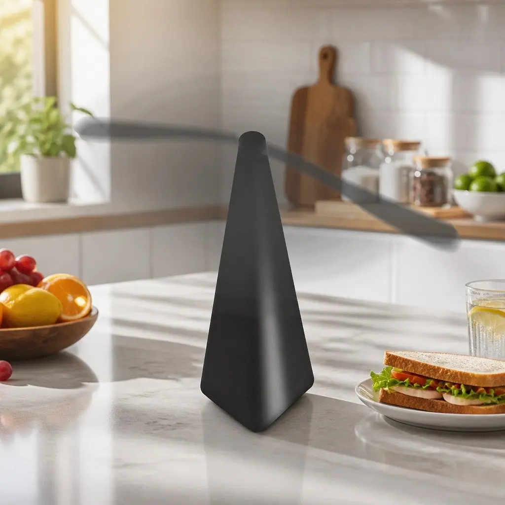 Fly Repellent Device Portable Cordless Rotating Blades Bug Deterrent Kitchen