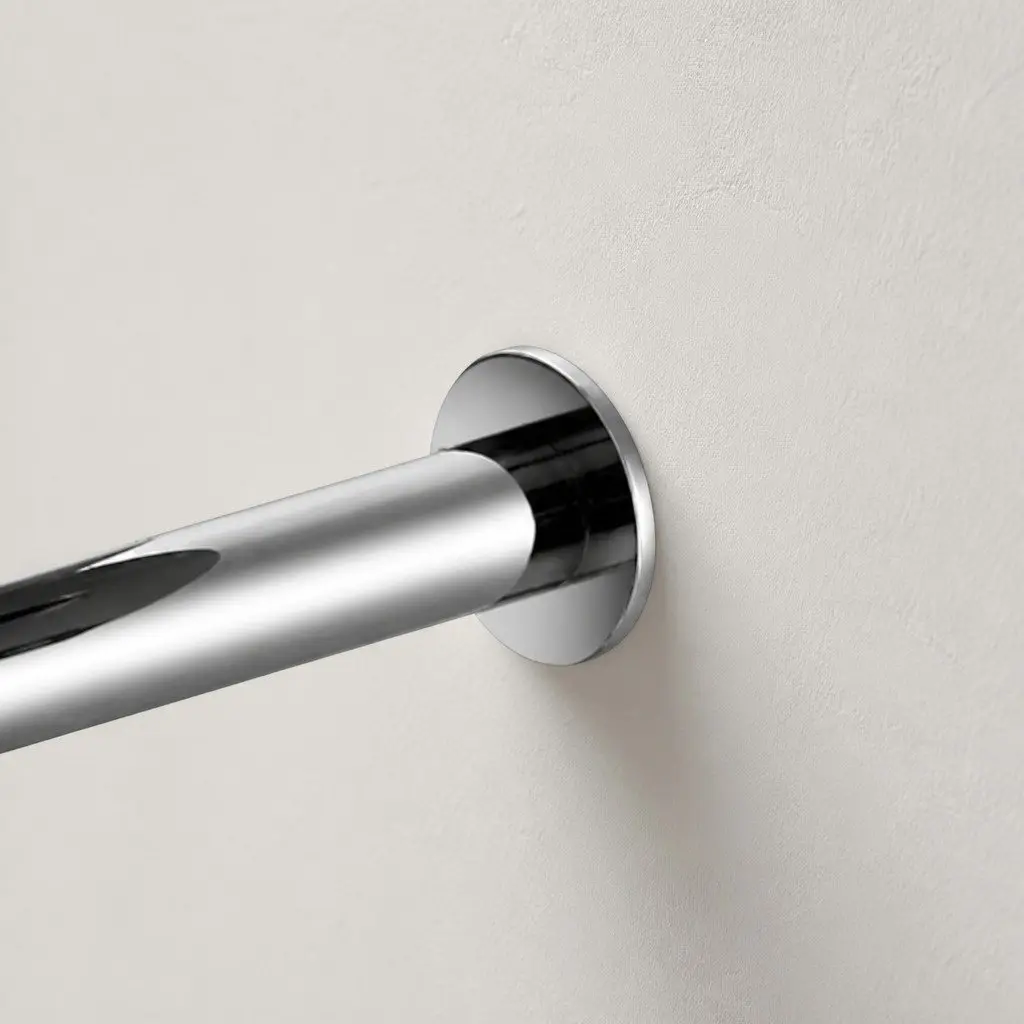 Toilet Paper Holder Wall Mount Silver 14cm L x 10cm W x 10cm H