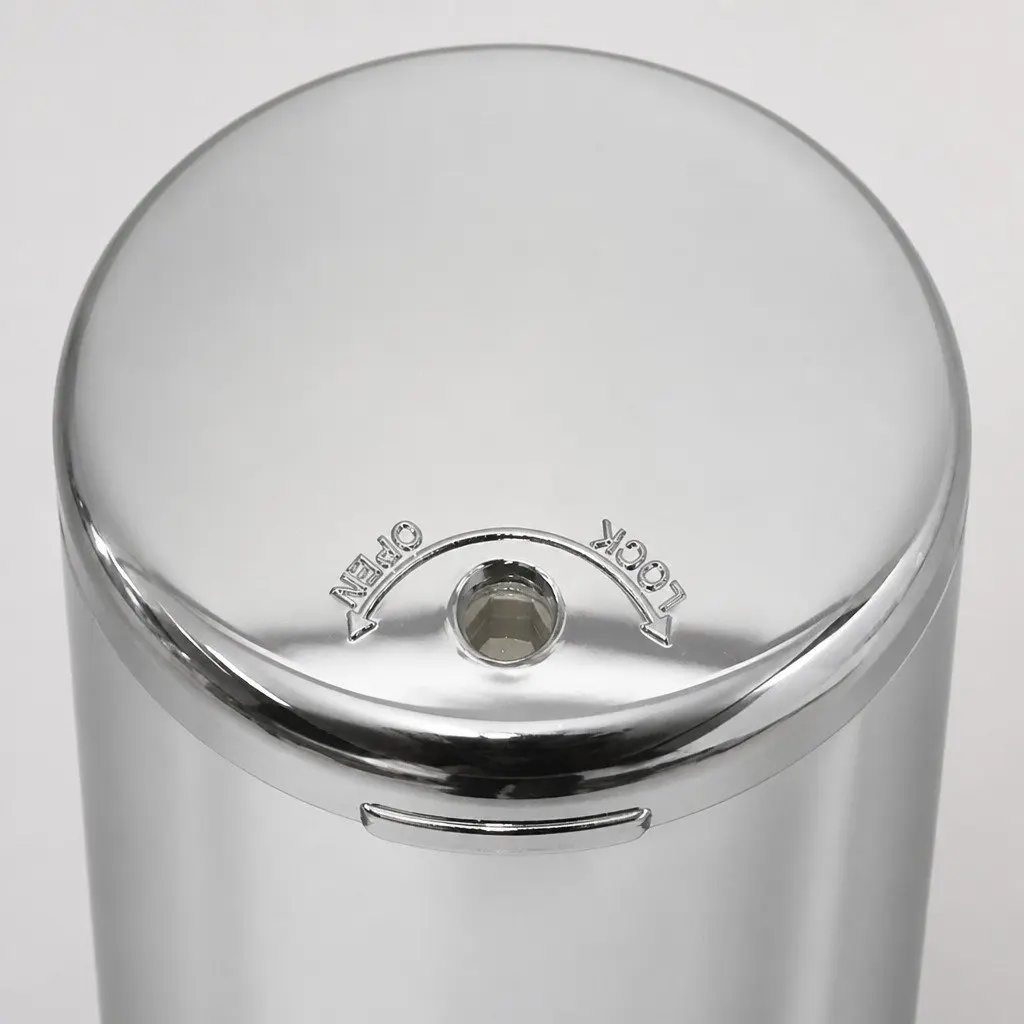 Wall Mounted Soap Dispenser 3 Bottles Bathroom Kitchen Shower Dispenser Silver