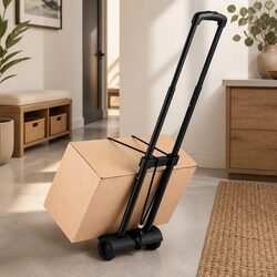 Friendly Folding Hand Trolley for Effortless Transport
