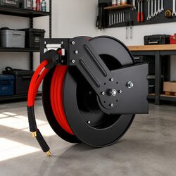 Friendly 3/8" x 15m Air Hose Reel for Your Space