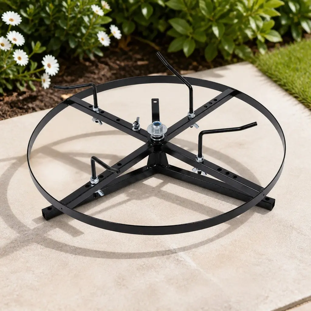 Wire Spinner Dispenser Heavy Duty Cast Iron 360° Rotatable Disk Adjustable Brake