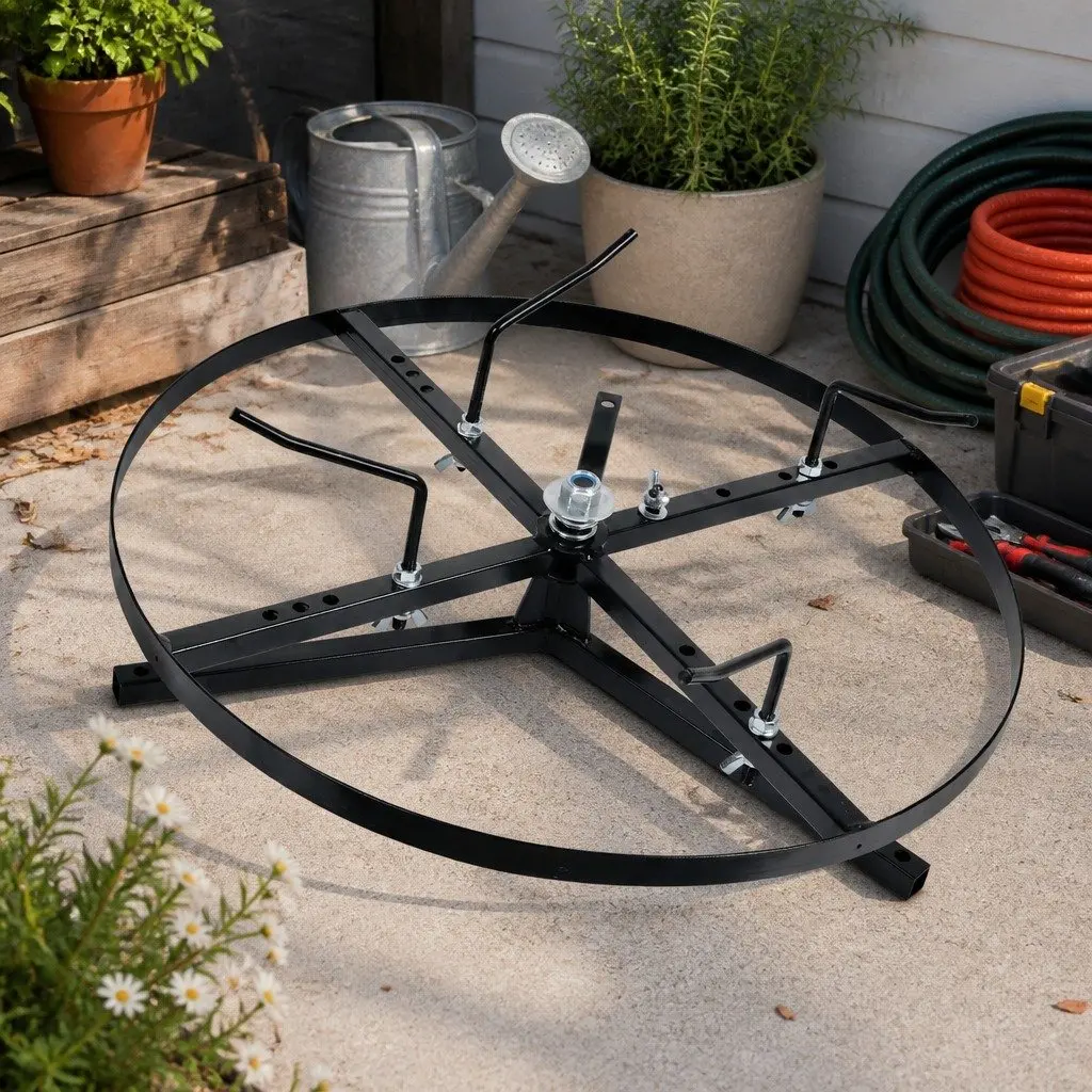 Wire Spinner Dispenser Heavy Duty Cast Iron 360° Rotatable Disk Adjustable Brake