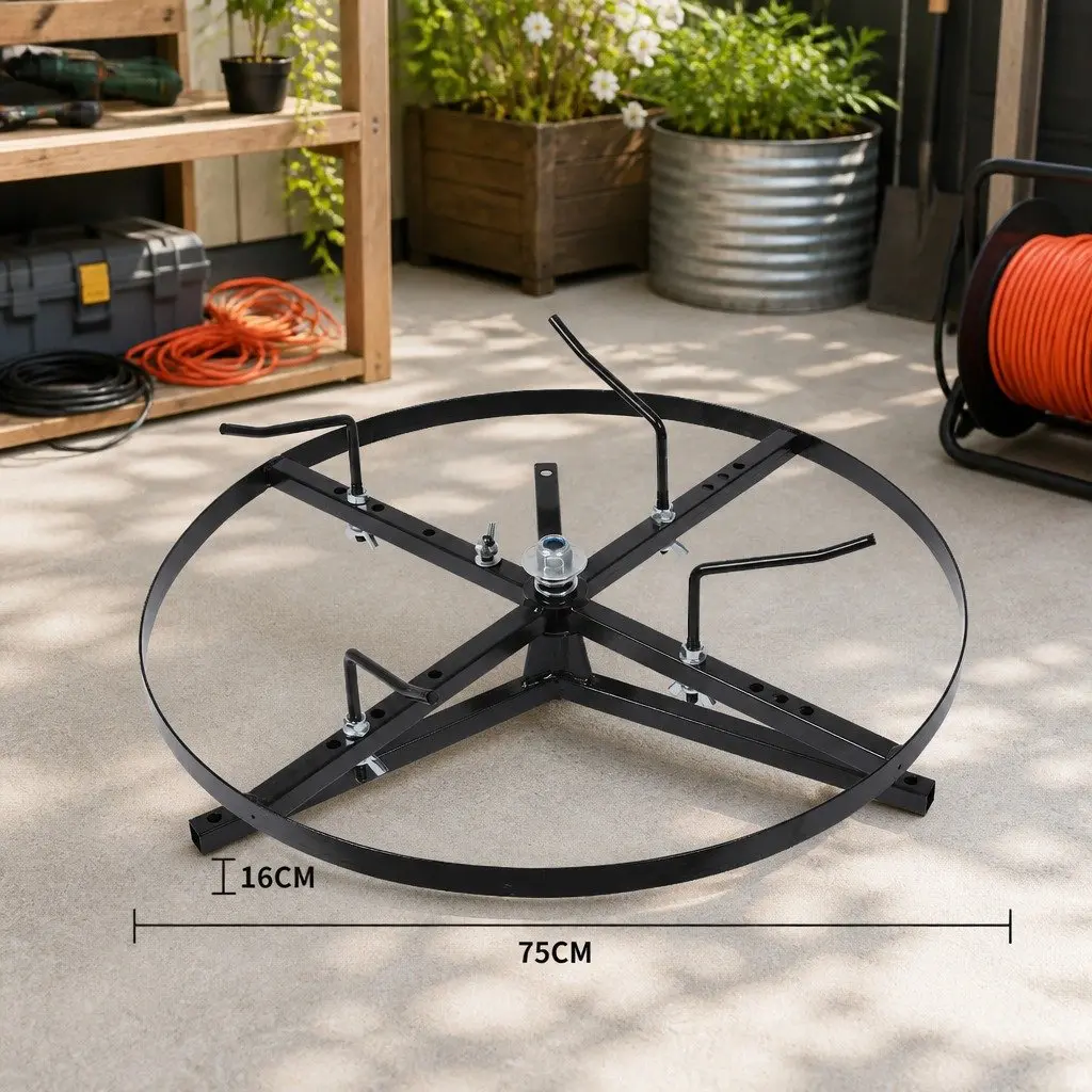Wire Spinner Dispenser Heavy Duty Cast Iron 360° Rotatable Disk Adjustable Brake