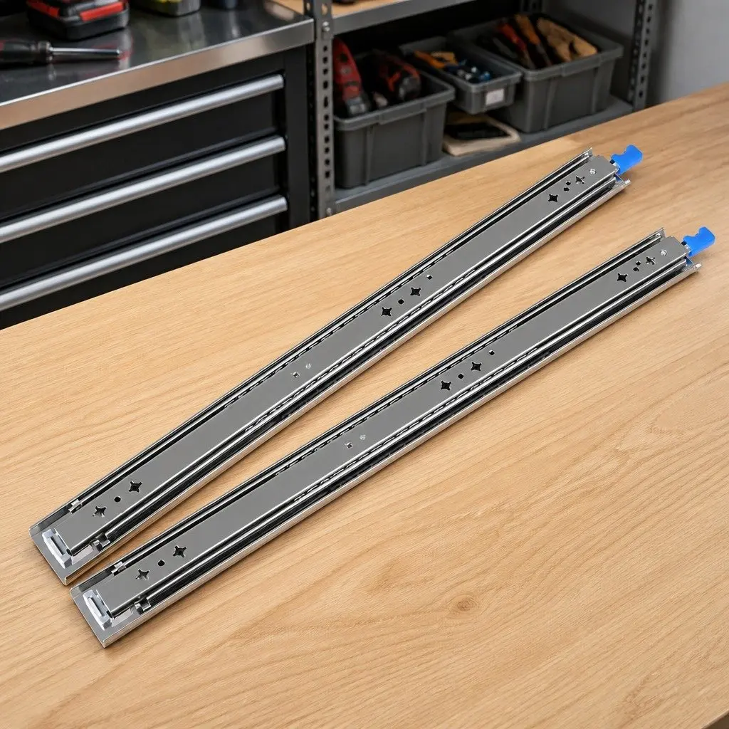Drawer Slides 559MM with Locking Mechanism