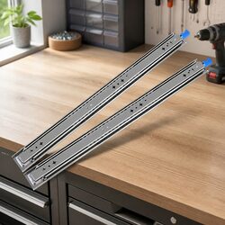 Drawer Slides 813MM Heavy Duty Locking Full Extension Telescopic Side Mount
