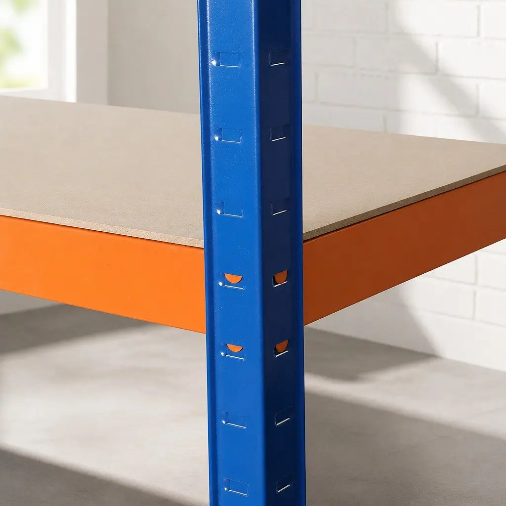 5-Tier Metal Storage Shelving Rack Heavy Duty Adjustable Black 180cm H x 120cm W x 40cm D