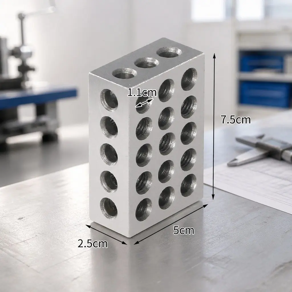 Gage Block Set Precision 1-2-3 Blocks Square 1 x 2 x 3 Inch