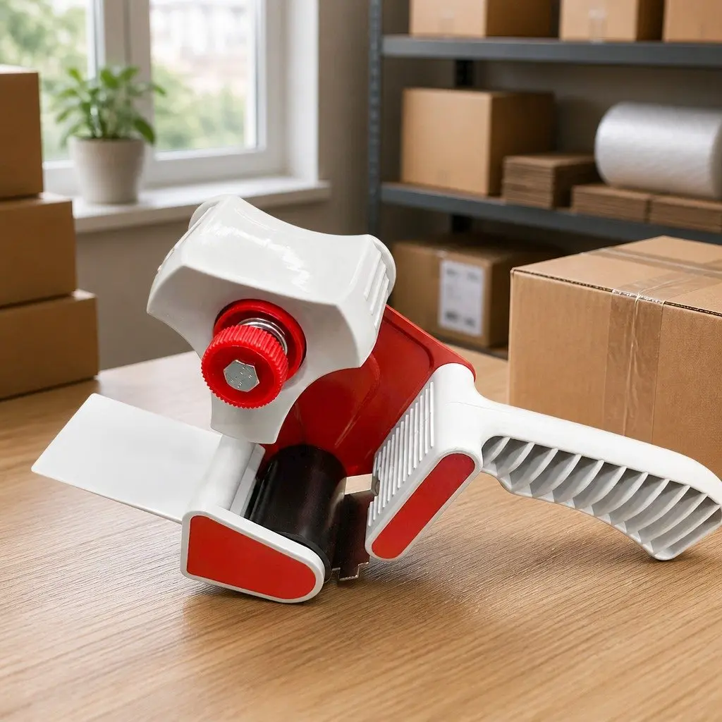 Packaging Tape Carton Sealer Dispenser Gun 50mm Tape Roll Handheld Sealing Tool