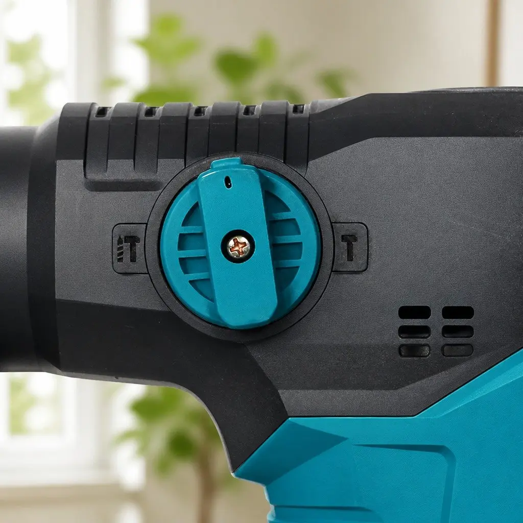Cordless Rotary Hammer Drill Tool Set Brushless 21V SDS-Plus Chuck 4-in-1 Modes