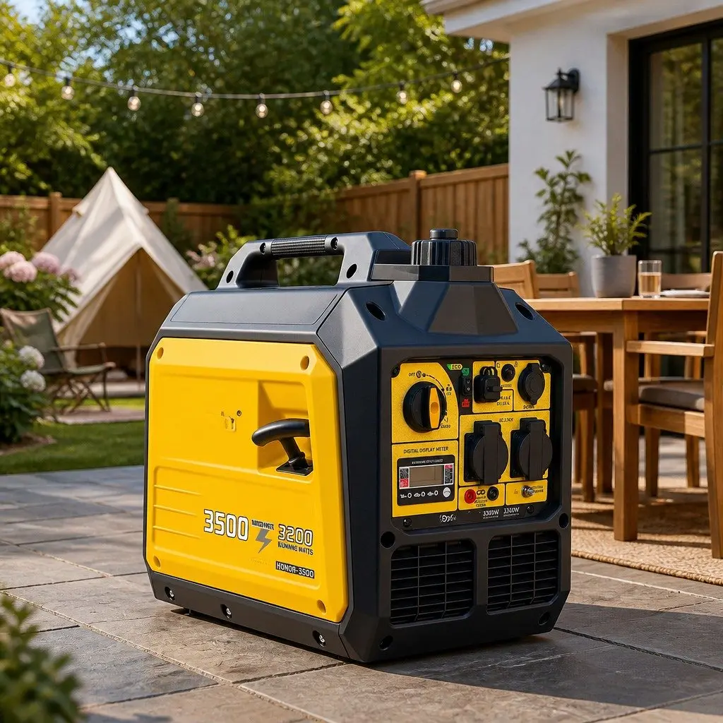 Portable Petrol Inverter Generator 3500W Peak Power Pure Sine Wave Quiet Compact