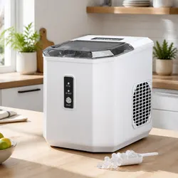 Ice Maker Machine 12kg Daily Capacity Portable Countertop Bullet Ice Cube Tray