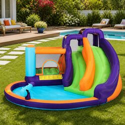 Join the Fun with This Inflatable Water Slide for Kids