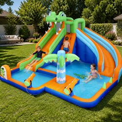 Create Joyful Memories with This Kids Inflatable Water Park