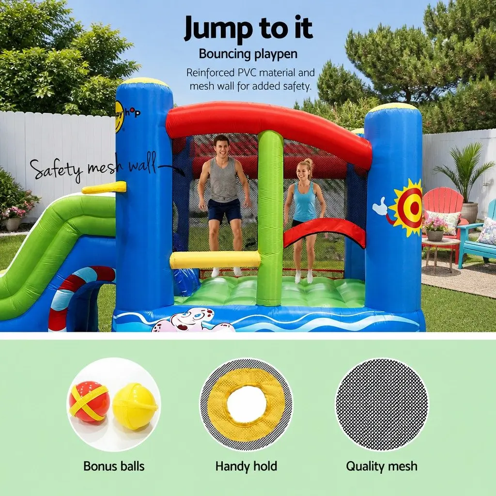 Inflatable Water Slide Bouncer Castle Jumping Toy Kids Outdoor Pool Water Park