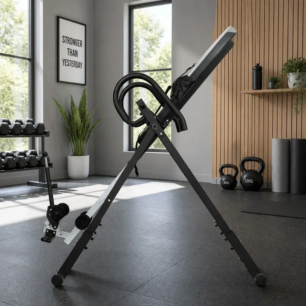 Inversion Table Adjustable Inversion Range Extra Wide Backrest 180 Degrees