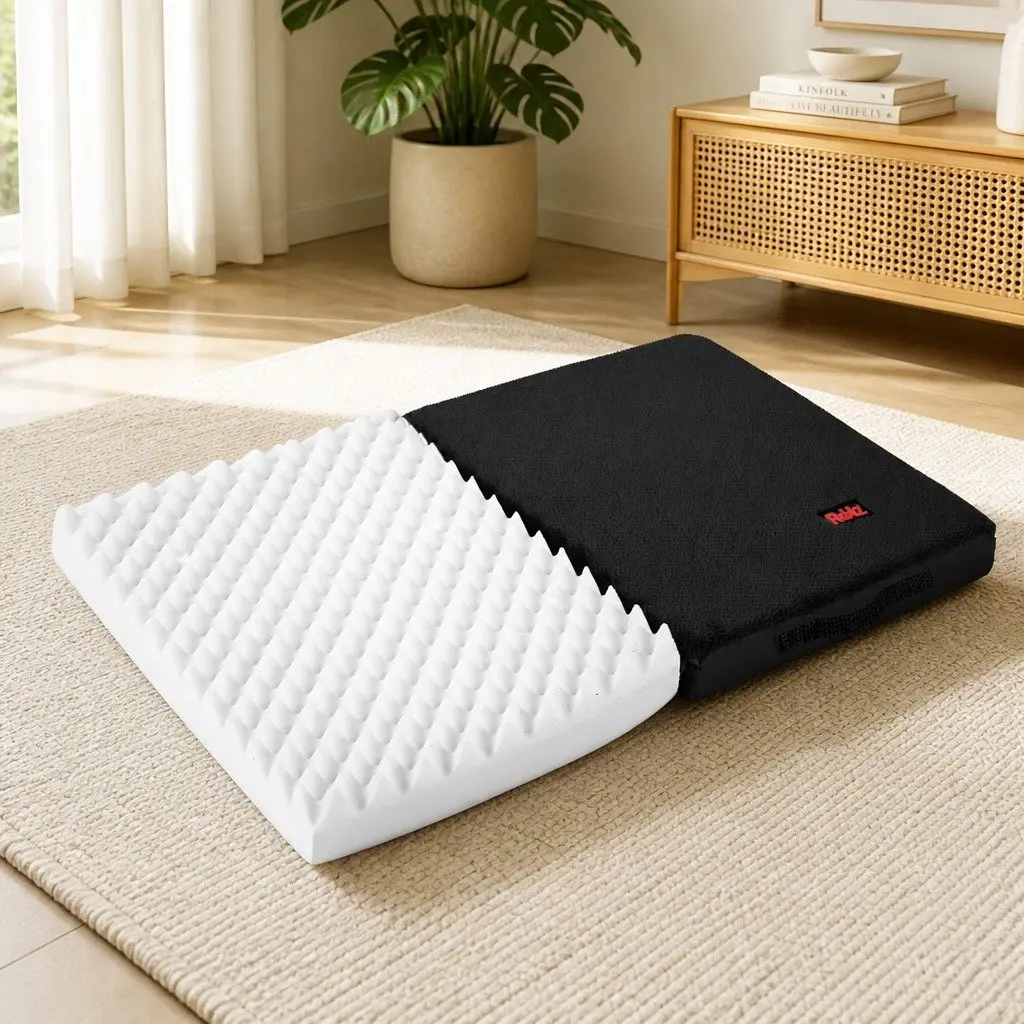 Orthopedic Medium Black Foldable Pet Bed Portable Washable Cover