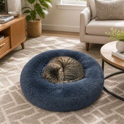 Discover the XL Dark Grey Donut Pet Bed for Your Pet