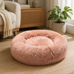 Your Pet's New Favorite Bed: XL Pink Donut Design