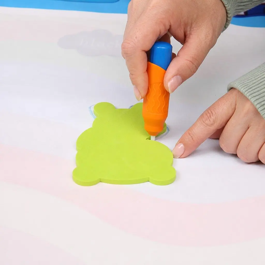 Kids Water Doodle Mat Reusable Non-Toxic 150cm x 110cm Foldable Portable